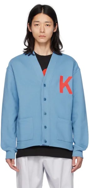 Синий - Кардиган со слоном Paris Paris Kenzo