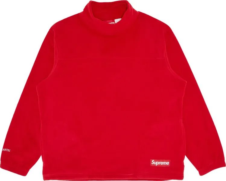 Пуловер Supreme x Polartec Mock Neck Pullover 'Red', красный