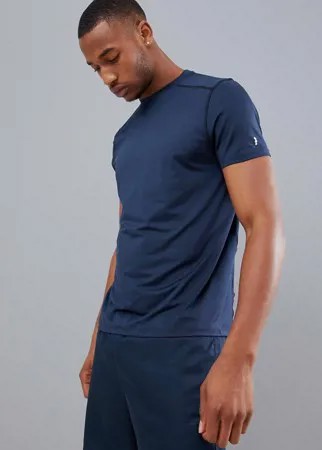 Темно-синяя эластичная футболка New Look SPORT-Темно-синий