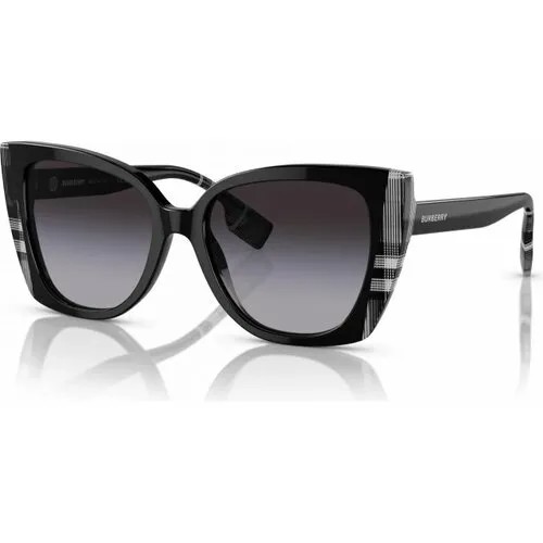 Солнцезащитные очки Burberry BE 4393 40518G, серый, черный