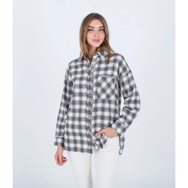 Рубашка Hurley Odessa Plaid Boyfriend, зеленый