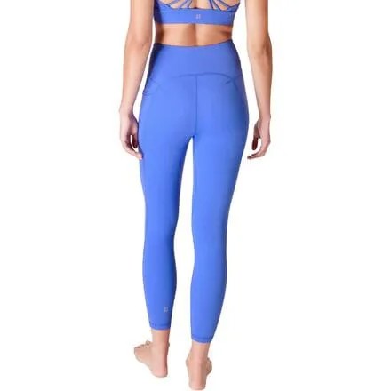 Супермягкие леггинсы 7/8 Color Theory женские Sweaty Betty, цвет Calm Blue