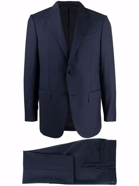 Ermenegildo Zegna костюм узкого кроя с однобортным пиджаком