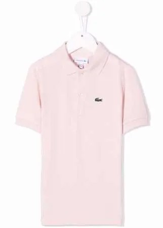 Lacoste Kids рубашка поло с вышивкой