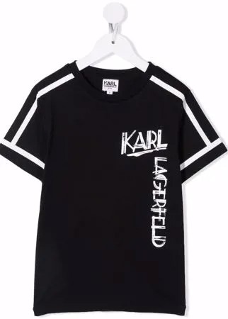 Karl Lagerfeld Kids футболка с логотипом