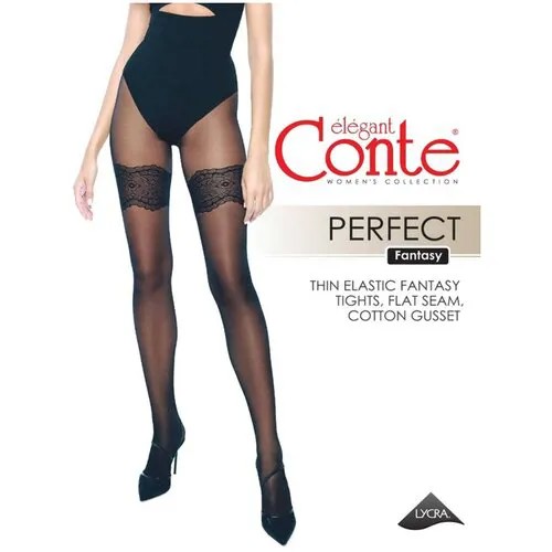 Колготки Conte elegant Perfect, 30 den, размер 2, черный