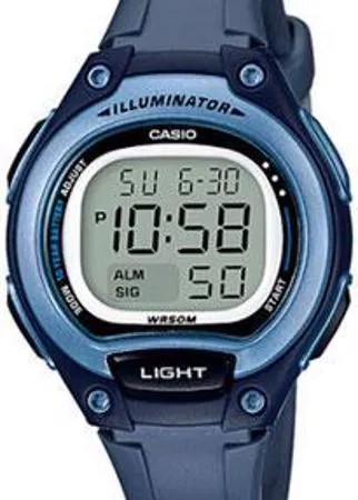 Японские наручные  женские часы Casio LW-203-2A. Коллекция Digital