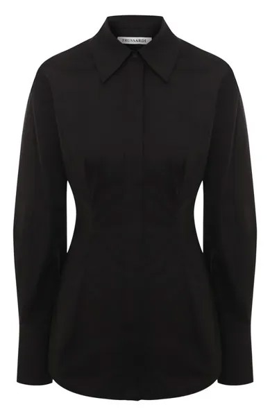 Хлопковая рубашка Trussardi