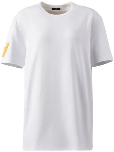 Hogan футболка с логотипом, белый