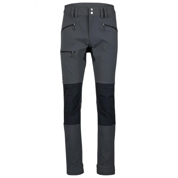 Трекинговые брюки Haglöfs Mid Slim Pant, цвет Magnetite/True Black