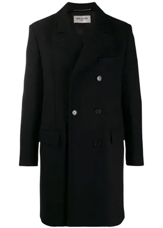 Saint Laurent двубортный бушлат