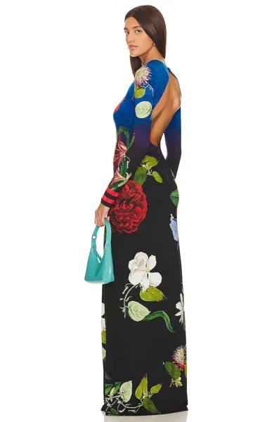 Платье макси Alice + Olivia Delora, цвет Lunch Date