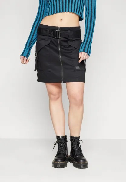 Джинсовая юбка MINI SKIRT G-Star, цвет black