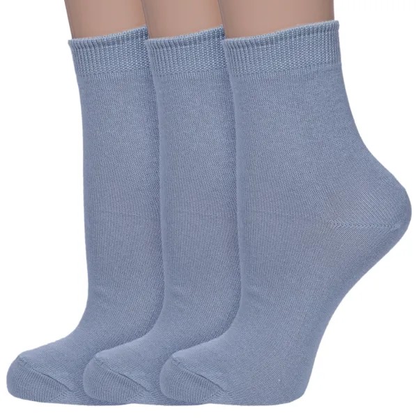 Комплект носков женских НАШЕ 3-2С7 серых 25
