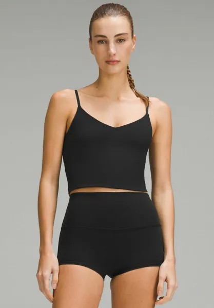 Топ ALIGN CROPPED TANK lululemon, цвет black