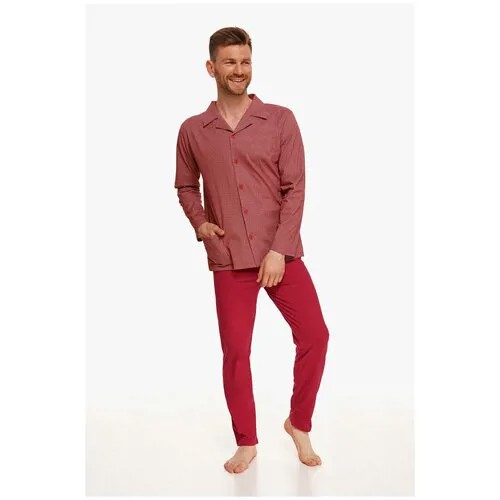 Taro пижама 22w richard 2635-2636-2637-01 2XL красный
