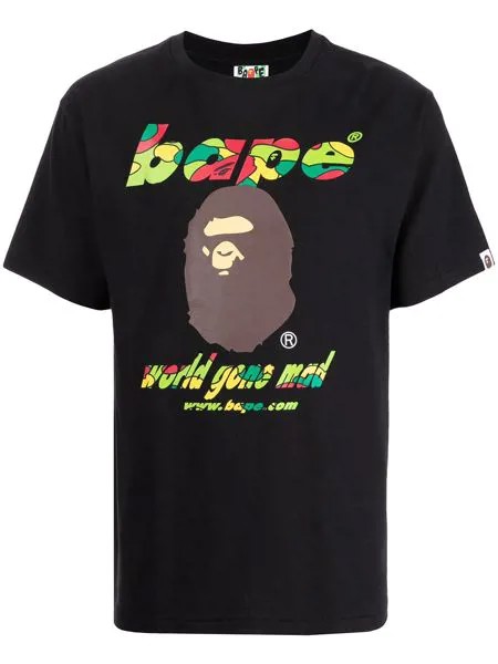 A BATHING APE® футболка с логотипом
