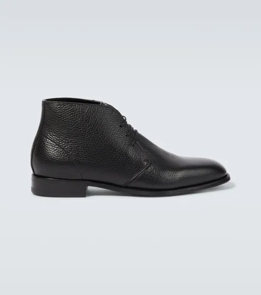 Кожаные ботинки дезерты Berwick Manolo Blahnik, черный