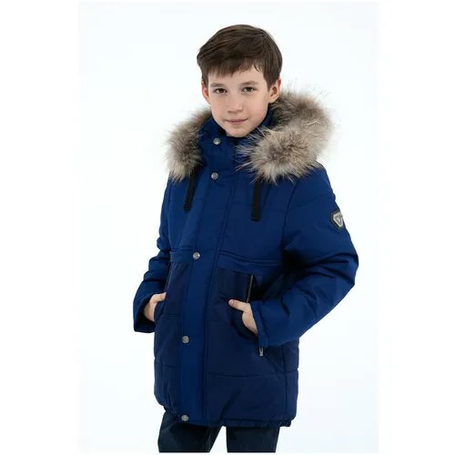 Куртка для мальчика Talvi 83524, размер 140/68, цвет синий