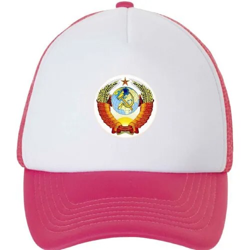 Бейсболка , размер универсальный, розовый