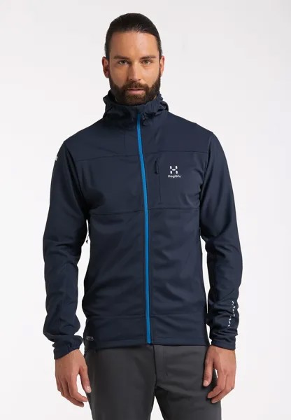 Куртка Softshell Haglöfs, цвет tarn blue nordic blue