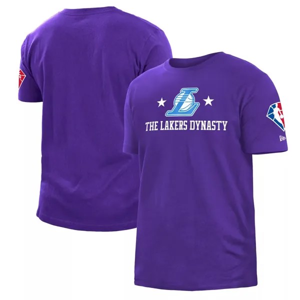 Мужская фиолетовая футболка из матового джерси Los Angeles Lakers 2021/22 City Edition New Era