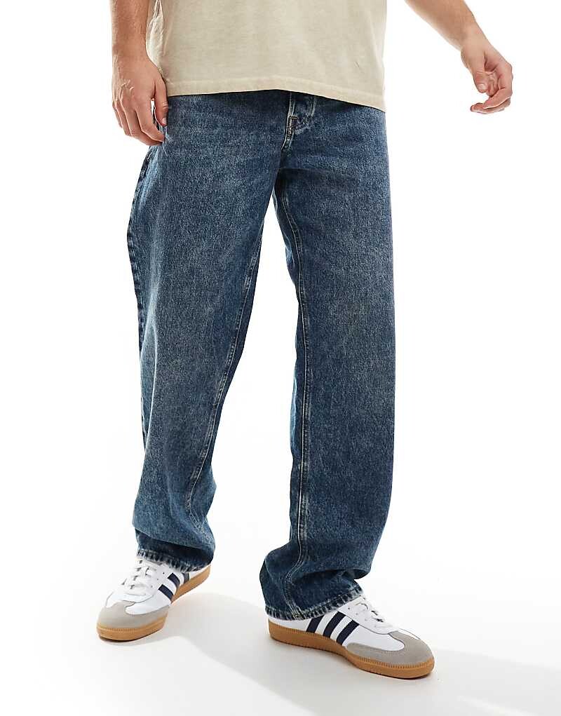 Голубые джинсы свободного кроя Jack & Jones Eddie