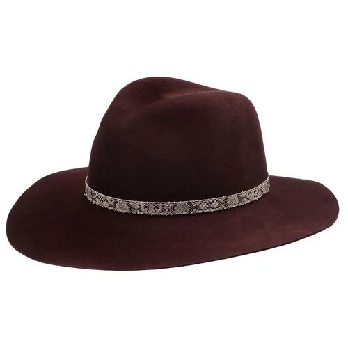 Шляпа Betmar, размер 56, бордовый, розовый