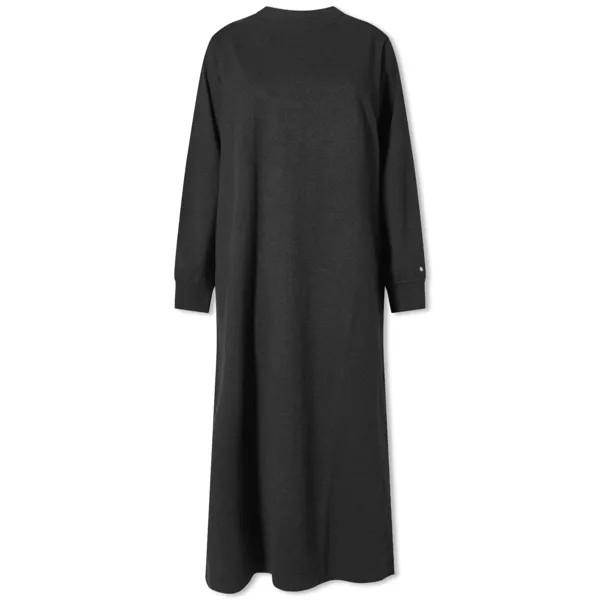 Платье Snow Peak Recycled Cotton Midi, черный