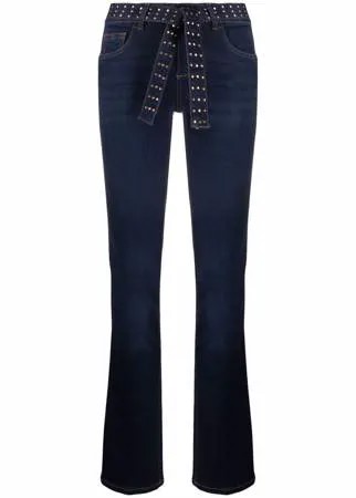 LIU JO джинсы bootcut с заклепками