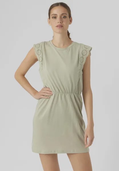 Летнее платье Vero Moda, оливковый