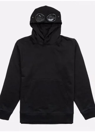 Толстовка C.P. Company Diagonal Fleece Hooded Goggle Black