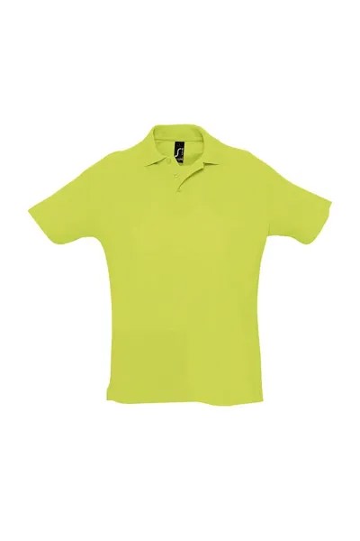 Рубашка поло с короткими рукавами Summer II Pique SOL'S, зеленый