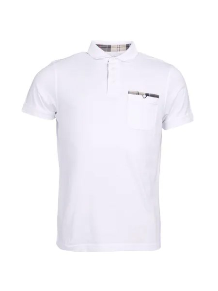 Рубашка поло из хлопка Corpatch Barbour, белый