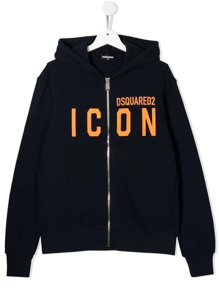 Dsquared2 Kids худи на молнии с логотипом