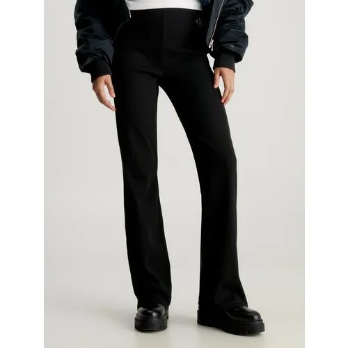 Брюки клеш Calvin Klein Jeans, размер XL, черный