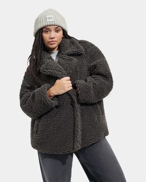 Верхняя одежда Gertrude Short Teddy Coat UGG, черный