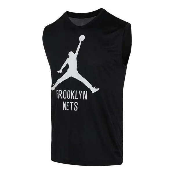 Жилет Air Jordan NBA Logo Vest 'Brooklyn Nets', черный