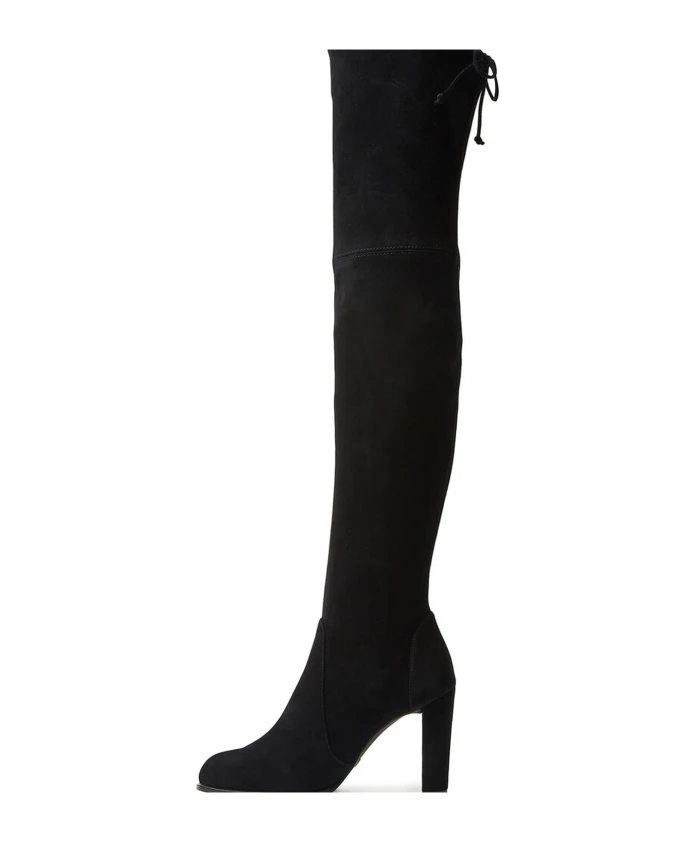 Ботильоны Highland ботфорты Stuart Weitzman, черный