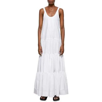 Женское белое многоярусное макси-платье Jonathan Simkhai S BHFO 3180
