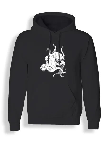 Худи унисекс СувенирShop Лавкрафт/Ктулху/Миф 17 черное XL