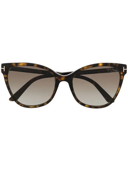 TOM FORD Eyewear солнцезащитные очки в оправе 'кошачий глаз'