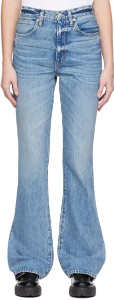 Синие джинсы Bootcut с высокой посадкой SLVRLAKE