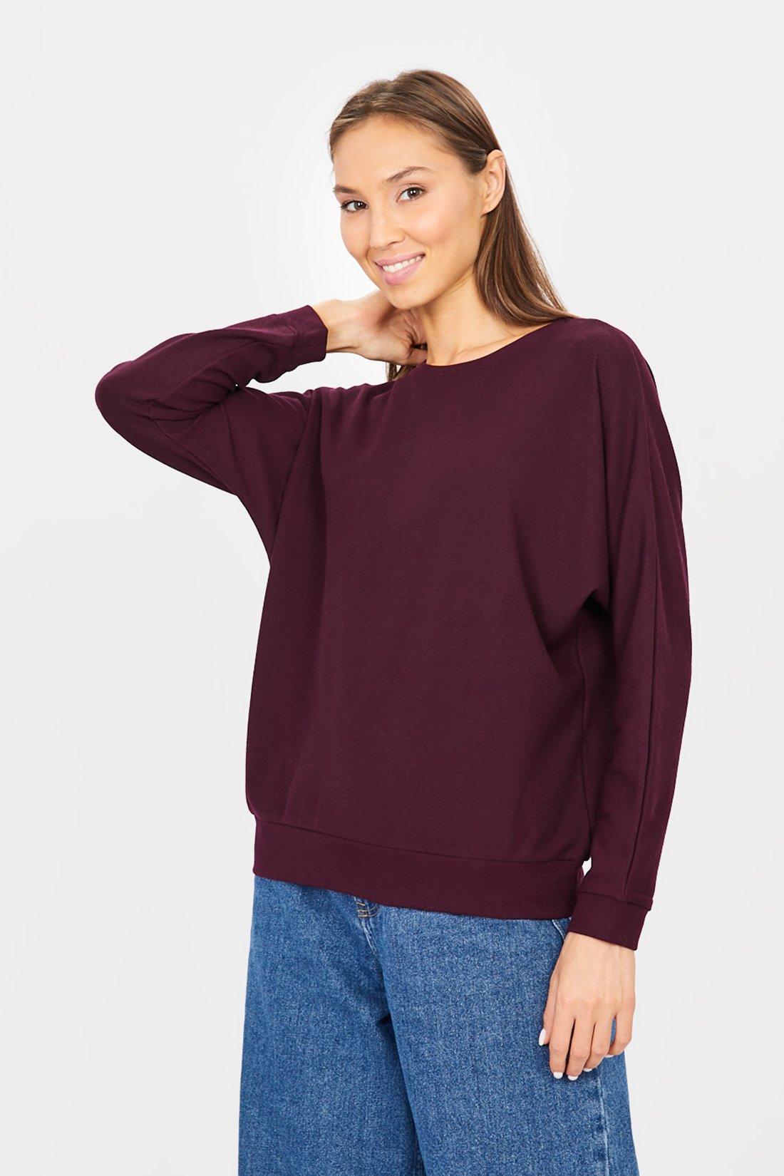 Свитшот женский Baon B211509 фиолетовый M