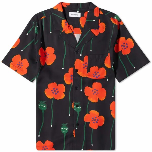 Рубашка с цветочным принтом Soulland Orson