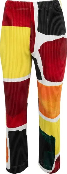 Брюки Issey Miyake Landscape 'Red', красный