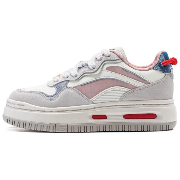 Кроссовки LINING Future C1 Skateboarding Shoes Women's Low-top, серый