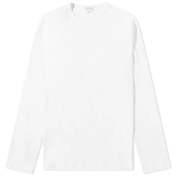 Футболка Sunspel Long Sleeve Crew Neck Tee