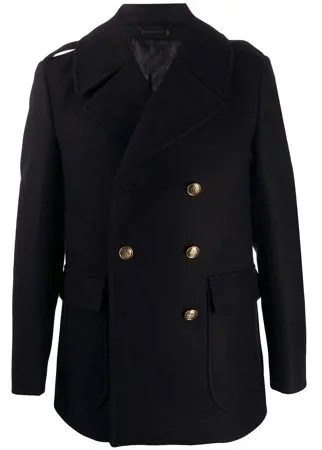 Givenchy двубортное пальто с воротником