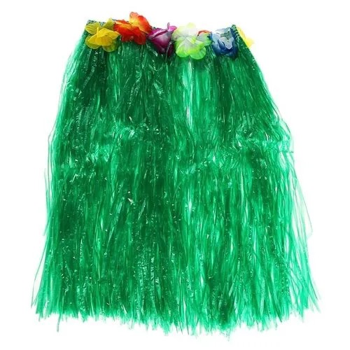 Гавайская юбка, цвет зелёный